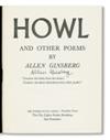 GINSBERG, ALLEN. Howl and Other Poems.